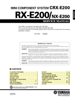 Yamaha NXE-200-Service-Manual